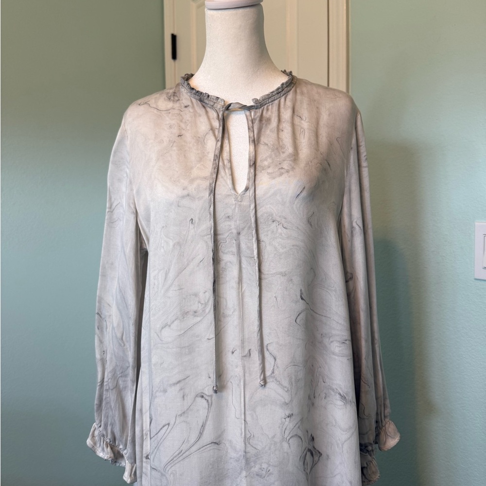 River + Sky Marble Gray Midi Dress